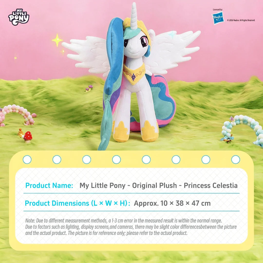 My Little Pony Prototype Plush Set-Princess Celestia & Princess Luna Soft Stuffed Dolls,Royal Alicorn Collectible Gift for Girls
