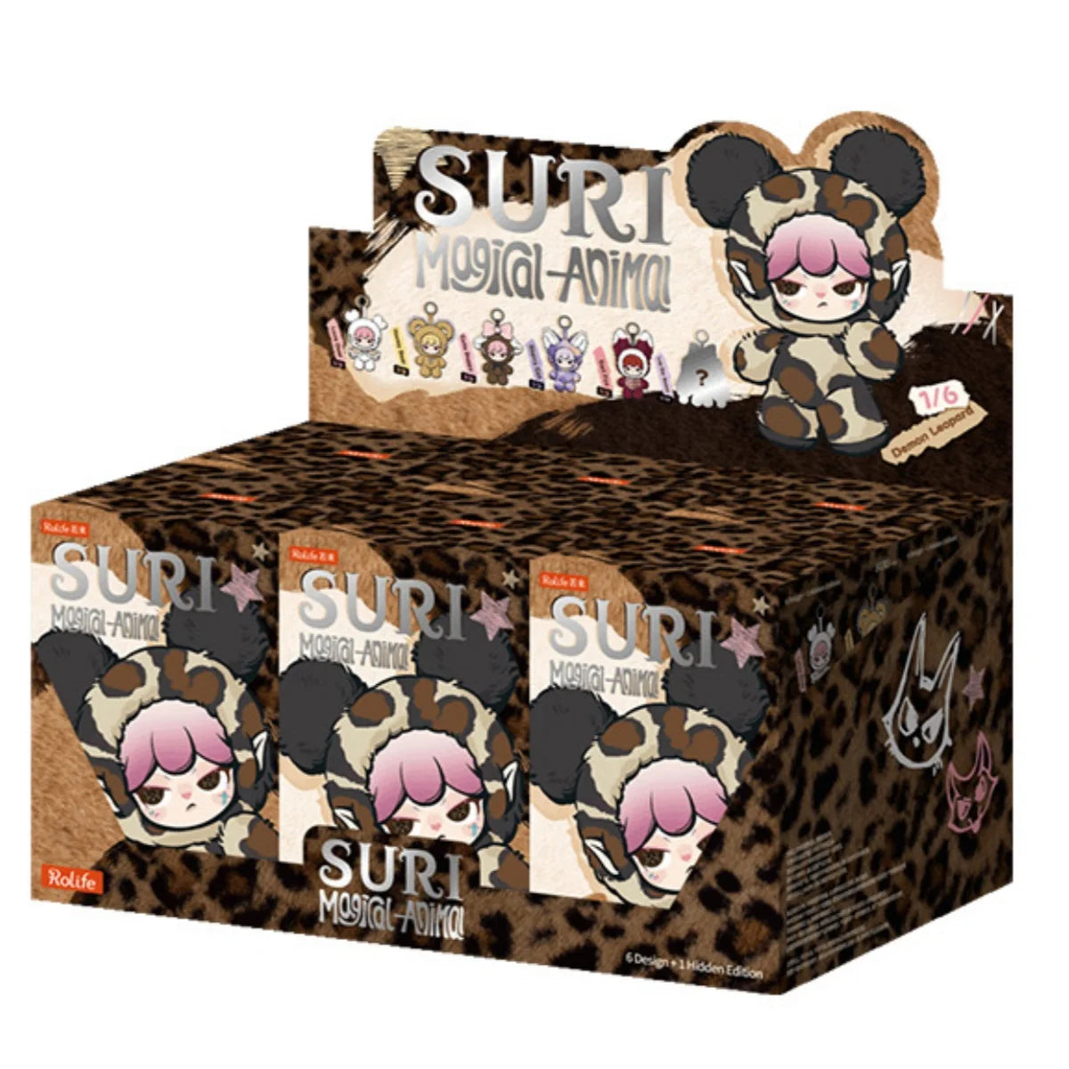 Rolife Plush Blind Box Suri Magical Animal Action Figure 15-21cm Collectible Plush Toys Surprise Box Dolls Gift for Collectors Kids Friends
