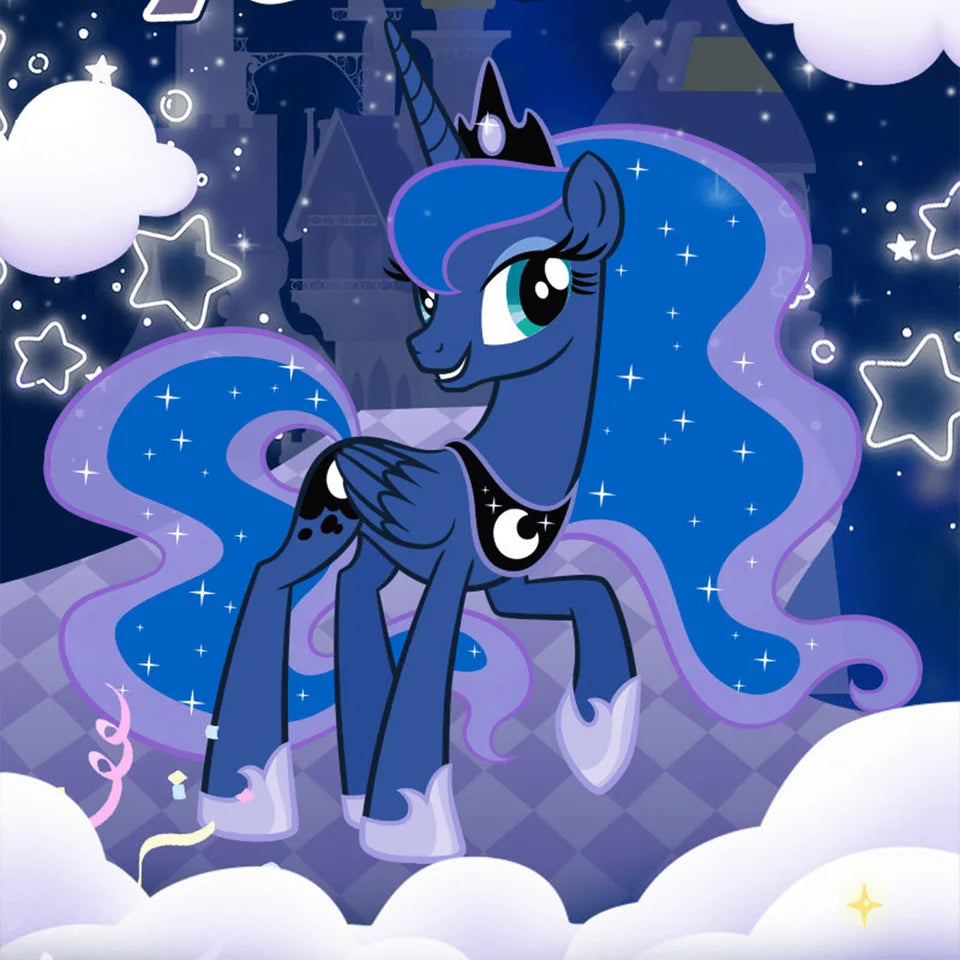 My Little Pony Prototype Plush Set-Princess Celestia & Princess Luna Soft Stuffed Dolls,Royal Alicorn Collectible Gift for Girls