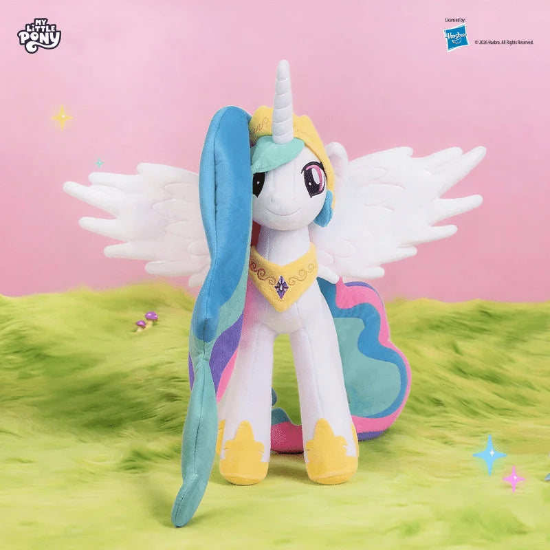 My Little Pony Prototype Plush Set-Princess Celestia & Princess Luna Soft Stuffed Dolls,Royal Alicorn Collectible Gift for Girls